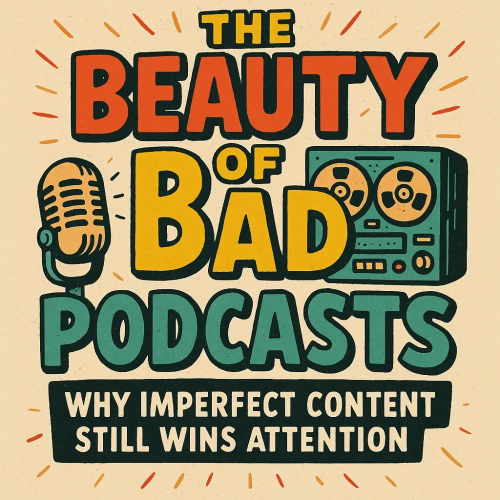 The Beauty of Bad Podcasts: Why Imperfect Content Still Wins Attention